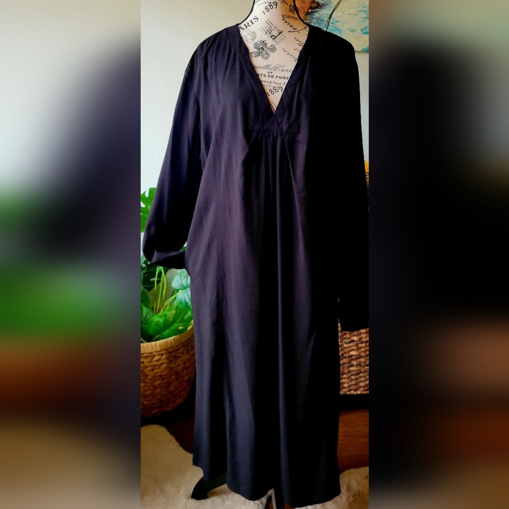 Elegant Black High-Low Women's Dress